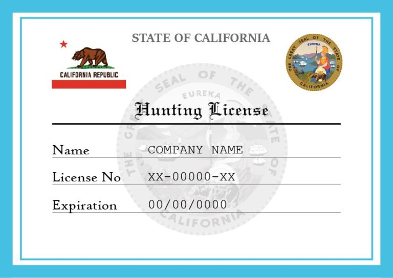 California Hunting License